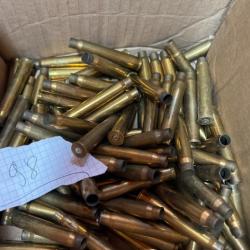 LOT DE 98 DOUILLES VIDE CALIBRE 30 R BLASER TIREE UNE SEUL FOIS