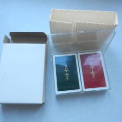 ancienne boîte de 2 jeux de 52 cartes Doat B.P. Grimaud France