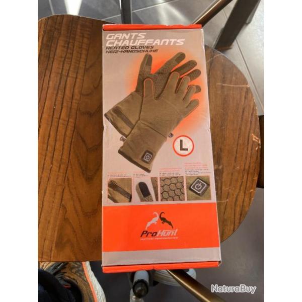 Gants chauffants pro Hunt