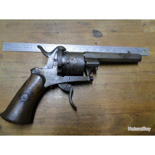 revolver  broche cal 7 mm