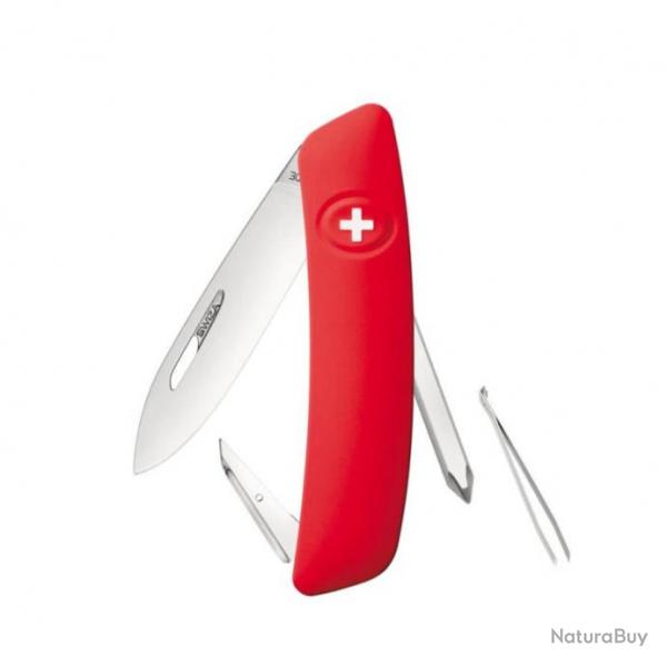 AUTHENTIC SWISS KNIFE D02 RED KNI.0020.1000