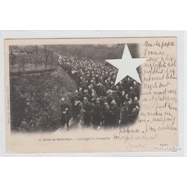 CPA - ECOLE DE SAINT CYR ATTENDANT LE CRAMPTON  N574