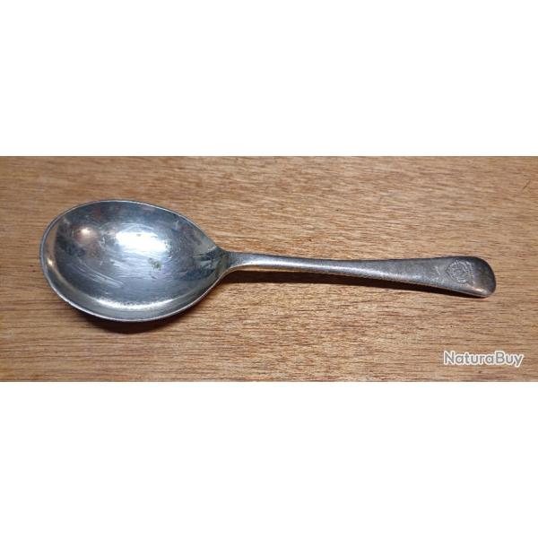 Ancienne cuillre  soupe en mtal argent de la NAAFI - WW2 - bel tat