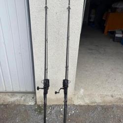 Canne à pêche 10' + moulinet 5500 mak 2