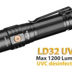 Fenix LD32 UVC - 1200 Lumens - UVC désinfection Virus et Bactéries