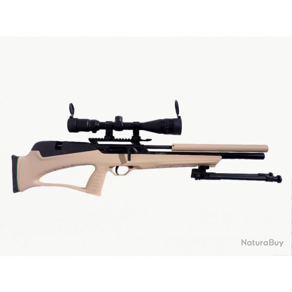 PACK-2 CARABINE SNOWPEAK T-REX BULLPUP DESSERT PCP Cal. 4,5 mm  19,9 J.( EXPDITION EN 6-8 JOURS )