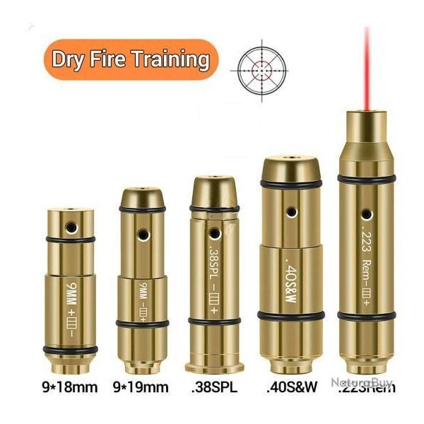 Cartouche Laser d'entrainement tir  sec laser 45 ACP - Fonctionne avec les  applications gratuites