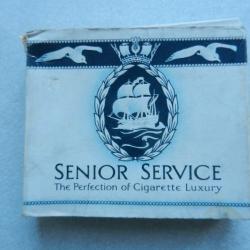 ancien paquet de cigarettes Senior Service pour collection vintage années 1940