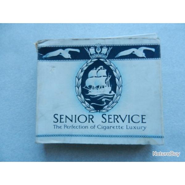 ancien paquet de cigarettes Senior Service pour collection vintage annes 1940