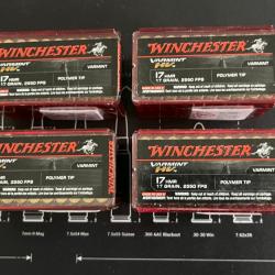 Winchester Varmint Hv - Calibre 17Hmr lot de 200 munitions