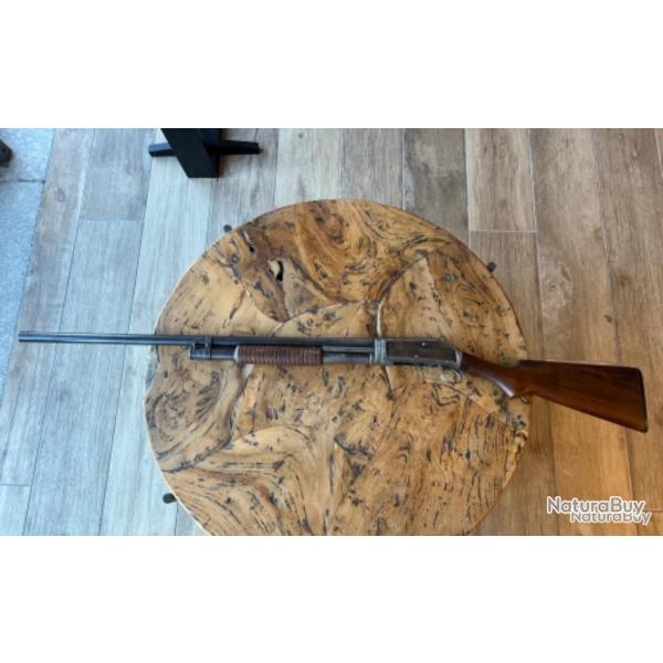 Beau fusil  pompe WINCHESTER 1897 take down avec son procs-verbal de Saint-tienne catgorie d