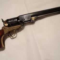 Réplique de COLT NAVY 1851 7"3/4 calibre 36 gravé