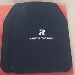 Plaques pare balle raptor tactical NIJ IIIA