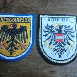 insigne eccusson patch  deutschland osterreich