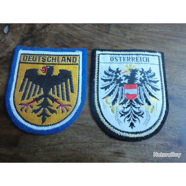 insigne eccusson patch  deutschland osterreich