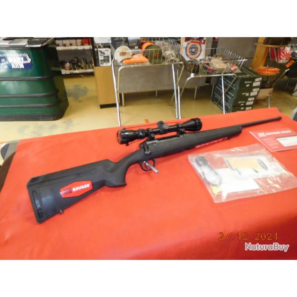 Savage Axis cal 222 rem + optique , Arme neuve de prsentation   sans prix de Rserve