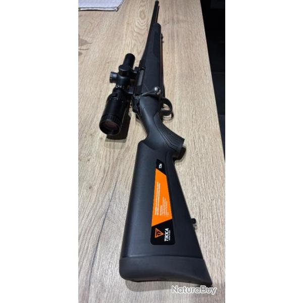 Tikka t3x superlite 30.06 + lunette fuzion 1.6 x 24 tat neuf