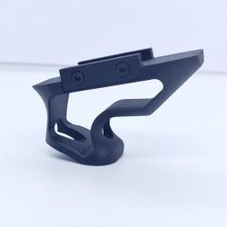 POINGEE COURTE AVANT PICATINNY ALUMINIUM NOIR CNC NEUVE ! Poignée Avant CNC Picatinny angle.