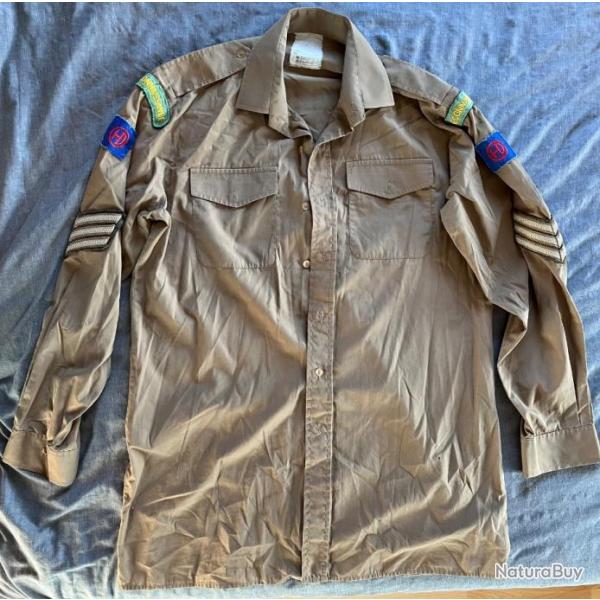 Chemise Britannique WW2 cussonn 51e HIGHLAND DIVISION