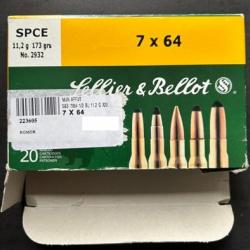 Boite de 10 balles calibre 7x64