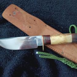 Couteau Skinner Sheffield Bowie pure COX  vintage lame large