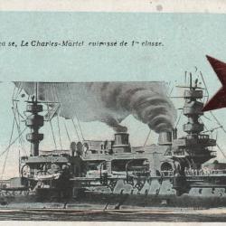 CPA -  Marine Française - Le Charles-Martel - Cuirassé de 1ère classe N°563