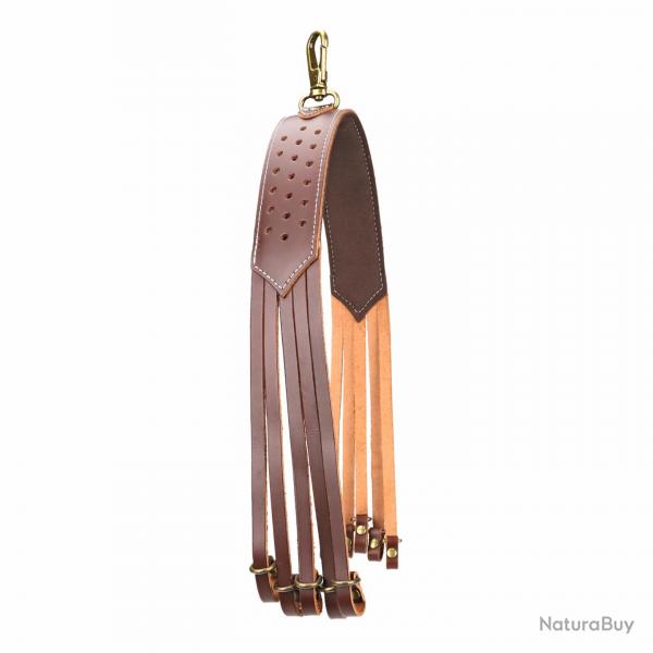 Porte-oiseaux 10 lacets en cuir vritable - LIVRAISON OFFERTE