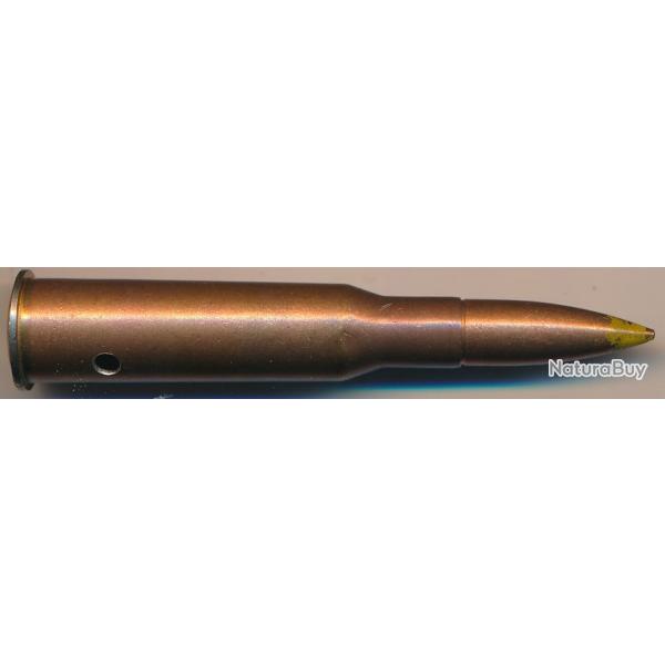 UNE 7,62 x 54 R MOSIN  CHINOISE  balle LOURDE marquage 31 52 tui acier cuivr POINTE JAUNE