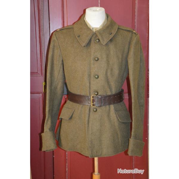 VAREUSE Mle 1938-CAMPAGNE FRANCE 1940-LIBERATION-FRENCH M.1938 JACKET-2WW FRENCH WAR 1940