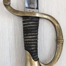 Sabre d'officier de canonnier monté, modèle 1829