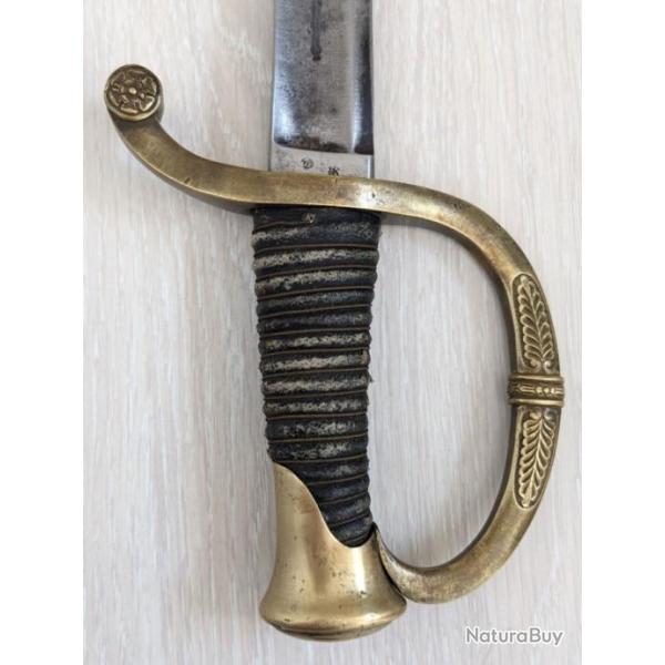 Sabre d'officier de canonnier mont, modle 1829