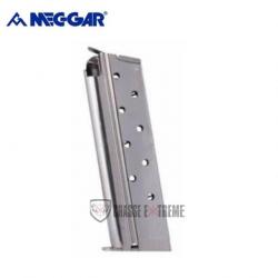 Chargeur MEC-GAR pour Colt 1911 Officer 7 Cps Cal 45 Acp Nickel