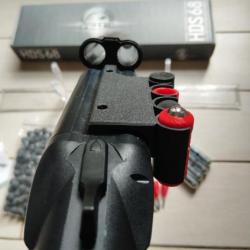 Pack  Fusil T4E HDS 68 de défense + balle caoutchouc + laser vert + lampe + flechettes calibre .68