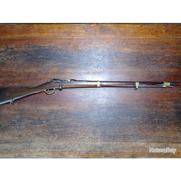 Mousqueton Fusil Chassepot Gras M80 de cavalerie - transform chasse calibre 24 - TBE