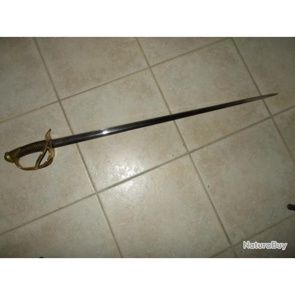 ancien sabre de cavalerie lgre modele 1882 mai 1884 manufacture armes militaria cavalier xix eme