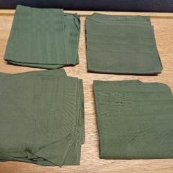 Lot de 4 serviettes de table militaires hollandaises NEUVES - sous blister