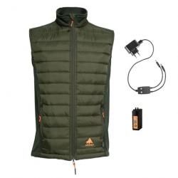 Gilet matelassé chauffant FIRE AIR Vert