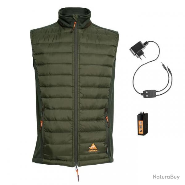 Gilet matelass chauffant FIRE AIR Vert