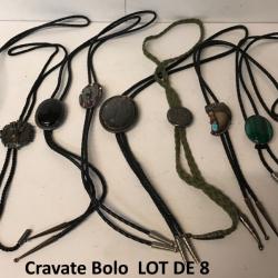 Cravate Bolo  LOT DE 8