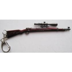 PORTE CLE MOTIF FUSIL MAUSER 98K SNIPER - Ref.12