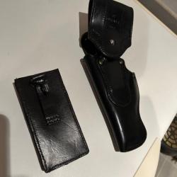 Étui et pochette de chargeur de qualité supérieure pour Beretta série 92 et similaires. Main droite