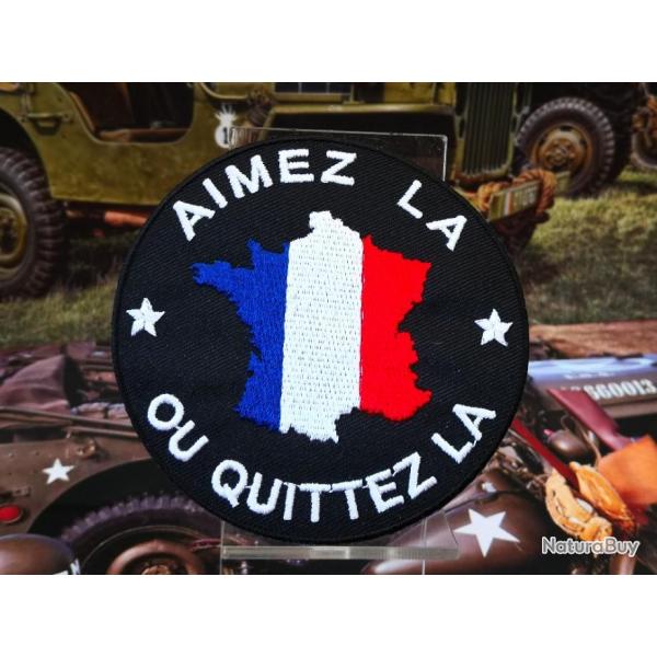 Aimez la ou quittez la  - Diamtre 90 mm   coudre ou  thermocoller
