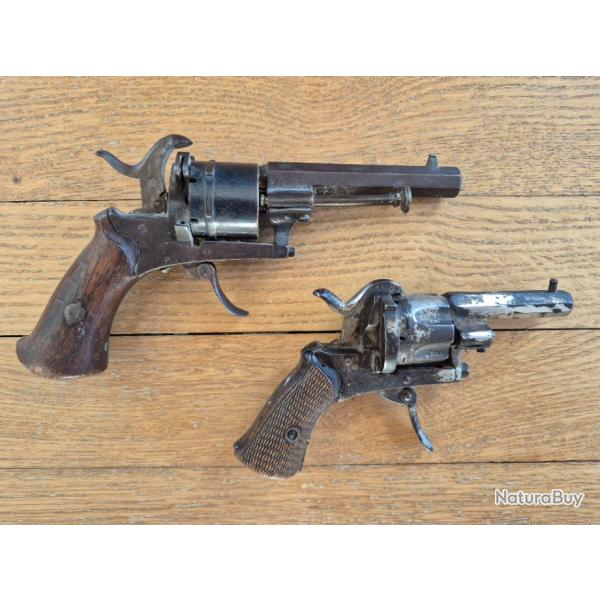 Lot de revolvers Bulldog ancien  restaurer