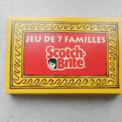 jeu de cartes 7 familles publicitaire Scotch-Brite