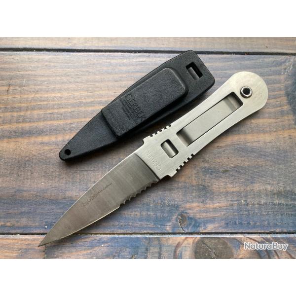 GERBER BLAKIE COLLINS CLIP LOCK RIVERMASTER POIGNARD DAGUE COUTEAU DE BOTTE NO COLDSTEEL