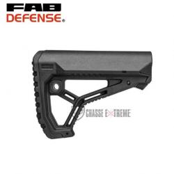 Crosse FAB DEFENSE avec Adaptateur Tube Interchangeable pour AR15/M4 Noir