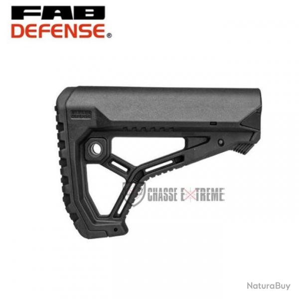 Crosse FAB DEFENSE avec Adaptateur Tube Interchangeable pour AR15/M4 Noir