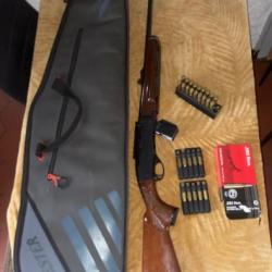 carabine remington 7400 cal 280 + balle + fourreau