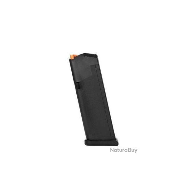 CHARGEUR GLOCK 19 GEN5 - 15 COUPS - CAL 9X19PARA (ELEVATEUR ORANGE)