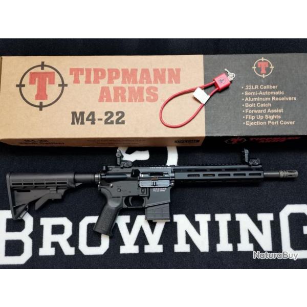 Carabine semi-automatique TIPPMANN modle M4-22 ELITE-S (Type AR15) - Calibre 22 LR (Occasion excell